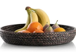 Adam schaal D38,5cm in de kleur Zwart - COCOmaison