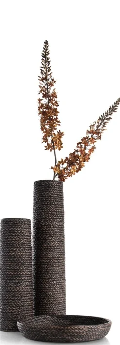 Adam schaal D38,5cm in de kleur Zwart - COCOmaison