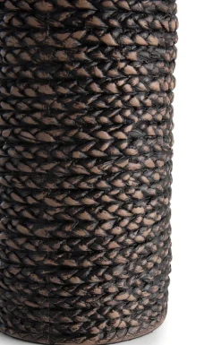 Adam vaas H68,5cm in de kleur Zwart - COCOmaison