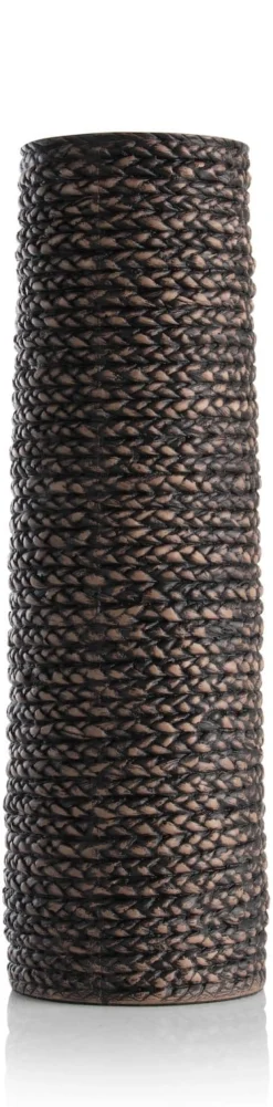 Adam vaas H49cm in de kleur Zwart - COCOmaison