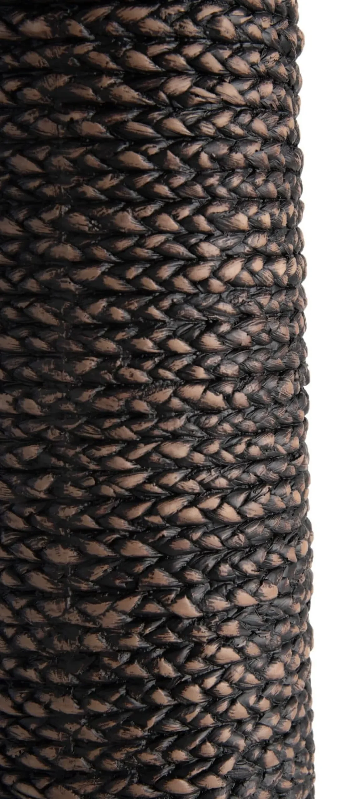 Adam vaas H49cm in de kleur Zwart - COCOmaison