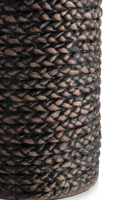 Adam vaas H49cm in de kleur Zwart - COCOmaison