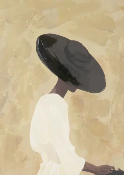 Amazone schilderij 90x140cm in de kleur Multi Color