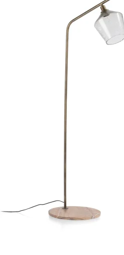 Amy vloerlamp 1*E27 in kleur Goud shop je bij COCOmaison