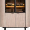 ARAMON highboard (125cm) 2-deuren + 2-glasdeuren - XOOON