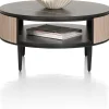 ARAMON salontafel diameter 75 cm. + 1-niche - XOOON