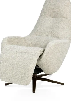 Arco, relax-fauteuil - 1 motor - verstelbare hoofdsteun - stof Luton - inclusief accu - Groen