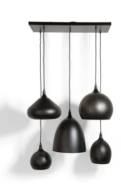 Arjen hanglamp 5*E27 in de kleur Zwart - COCOmaison