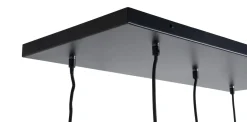Arjen hanglamp 5*E27 in de kleur Zwart - COCOmaison