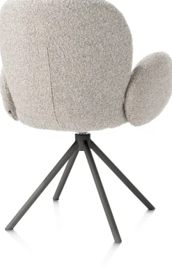 Armstoel Jaxon (draaibaar) in de kleur Kiezel - XOOON
