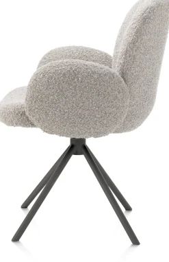 Armstoel Jaxon (draaibaar) in de kleur Kiezel - XOOON