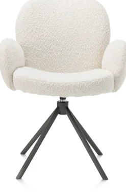 Armstoel Jaxon (draaibaar) in de kleur Ivoor - XOOON