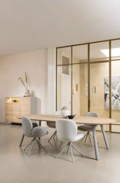 Armstoel Jaxon (draaibaar) in de kleur Lever - XOOON