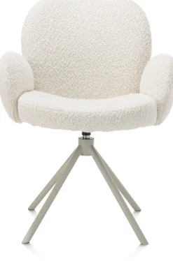 Armstoel Jaxon (draaibaar) in de kleur Ivoor - XOOON