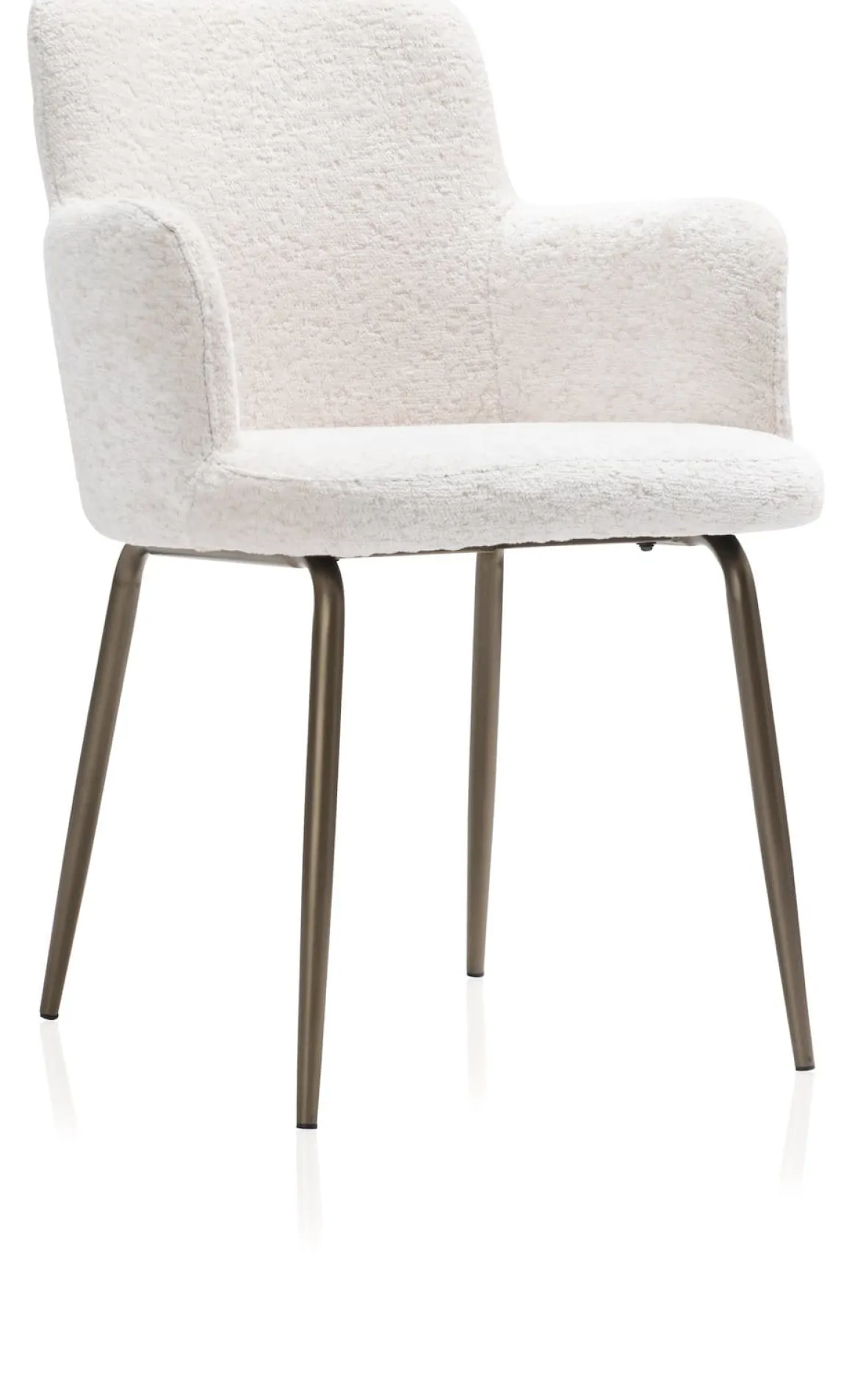 Armstoel Olle in de kleur Creme - COCOmaison