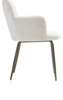 Armstoel Olle in de kleur Creme - COCOmaison