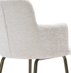 Armstoel Olle in de kleur Creme - COCOmaison