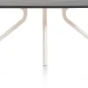 ARVADA tafel 190 x 100 cm - ovaal - centrale poot Nebbia - onyx