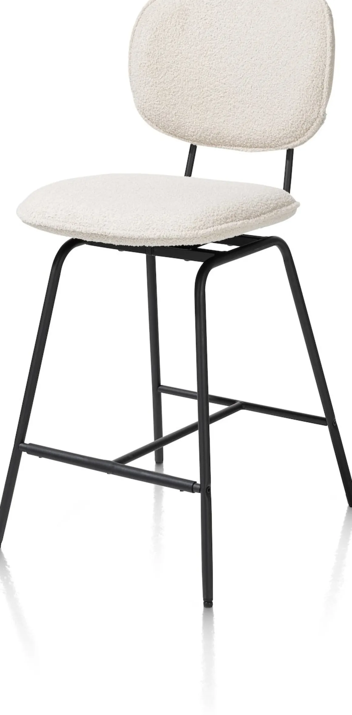 barstoel - zwart frame (ROB) - draaibaar - XOOON