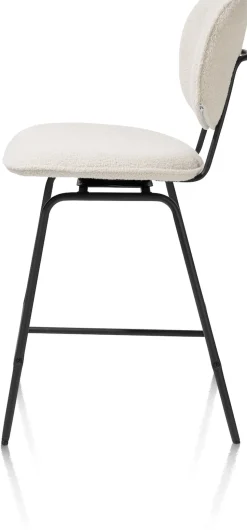 barstoel - zwart frame (ROB) - draaibaar - XOOON