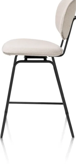 barstoel - zwart frame (ROB) - draaibaar - XOOON