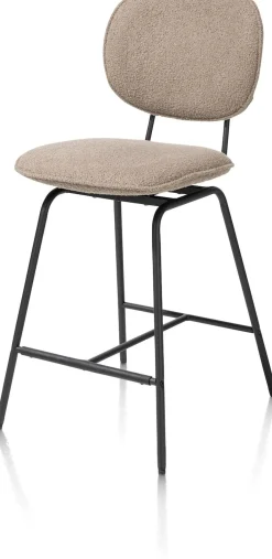 barstoel - zwart frame (ROB) - draaibaar - XOOON