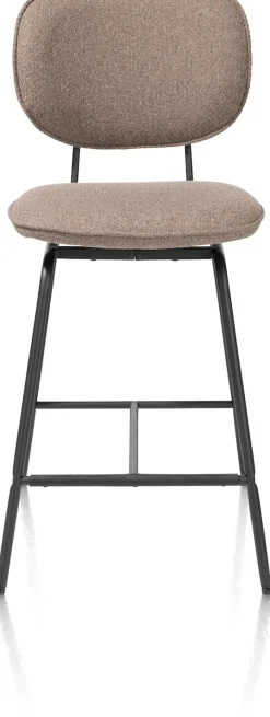 barstoel - zwart frame (ROB) - draaibaar - XOOON