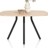 bartafel - ovaal met centrale poot (160x100cm) - XOOON