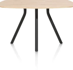 bartafel - ovaal met centrale poot (160x100cm) - XOOON