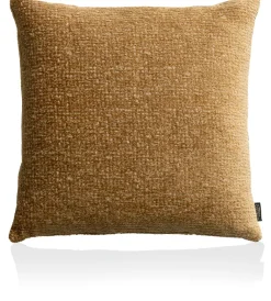 BeautiQ - Chic kussen 60x60cm in de kleur Okergeel - COCOmaison