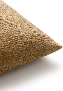 BeautiQ - Chic kussen 60x60cm in de kleur Okergeel - COCOmaison