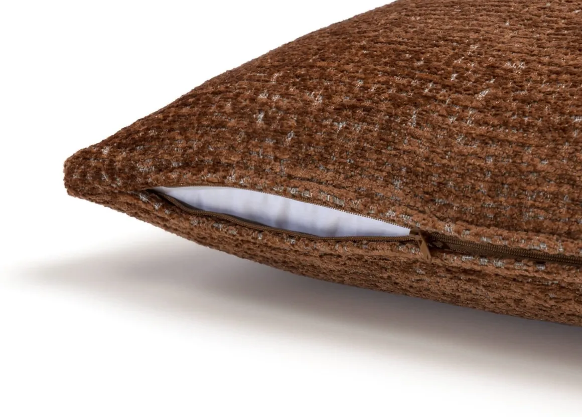 BeautiQ - Chic kussen 60x60cm in de kleur Koper - COCOmaison