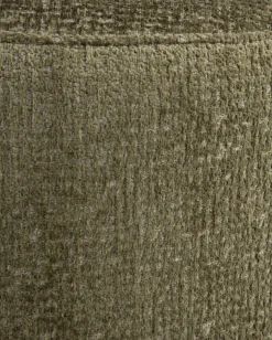 BeautiQ - Chic poef - rond 80 cm in de kleur Olijf - COCOmaison