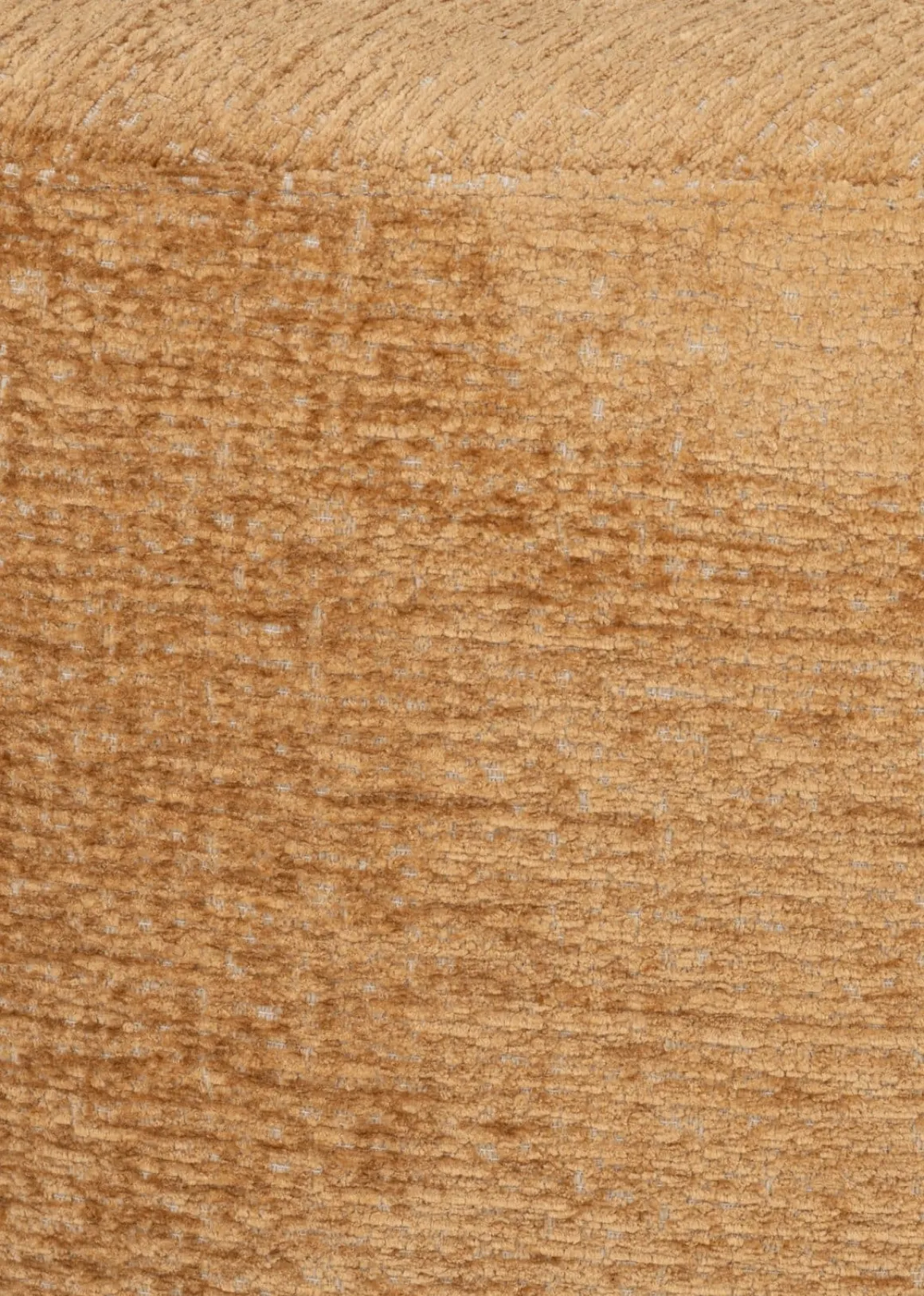 BeautiQ - Chic poef - rond 80 cm in de kleur Okergeel