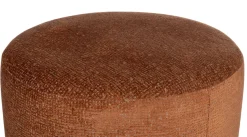 BeautiQ - Chic poef - rond 80 cm in de kleur Koper - COCOmaison