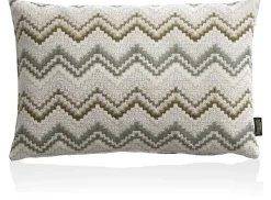 BeautiQ - Lush kussen 40x60cm in de kleur Olijf - COCOmaison