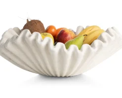 Bella schaal D51cm in de kleur Crème - COCOmaison