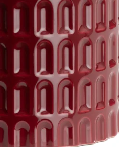 Bisko pot (H16.5cm) in de kleur rod - COCOmaison