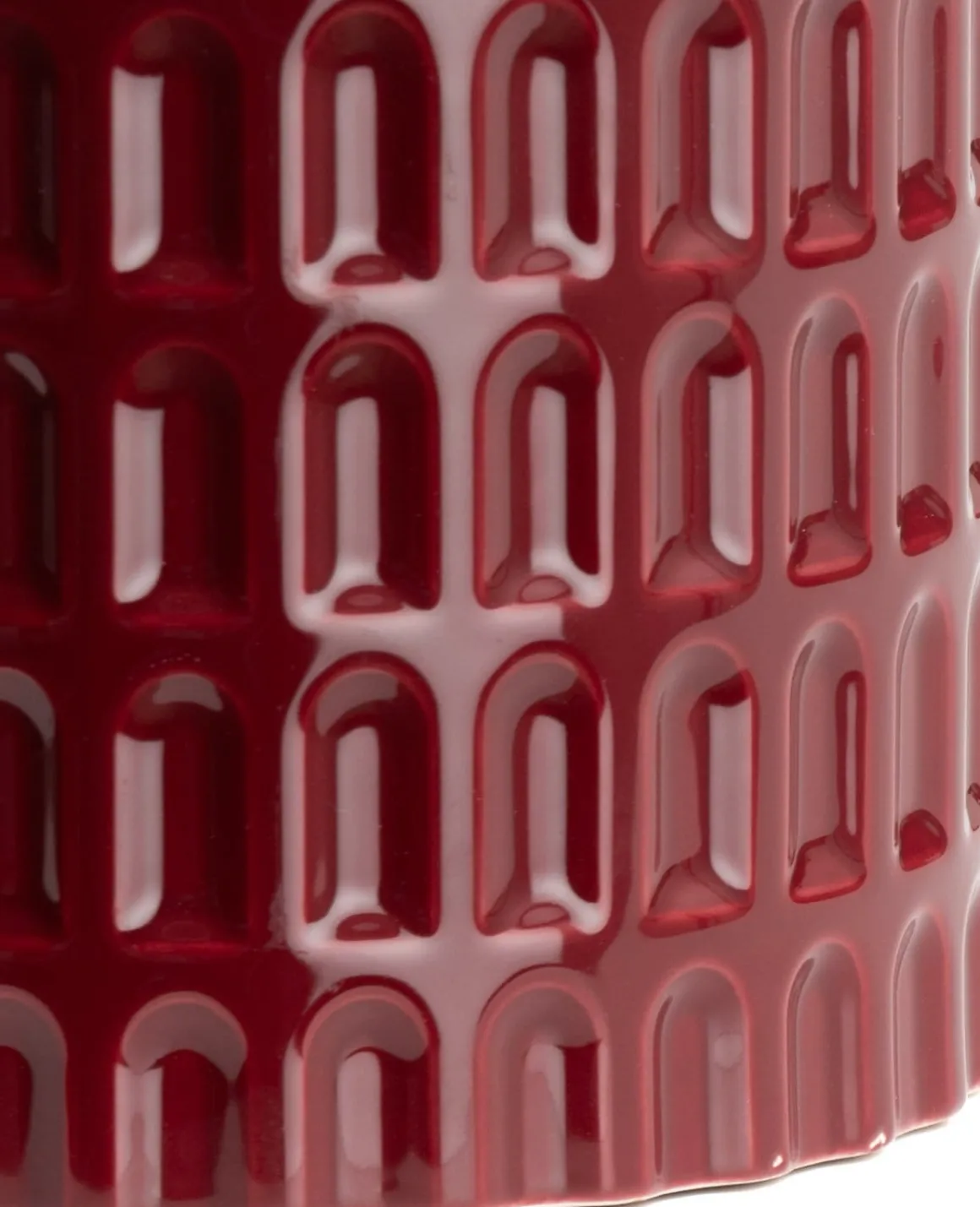 Bisko pot (H16.5cm) in de kleur rod - COCOmaison