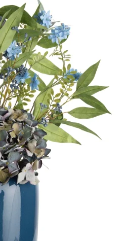 Blossom Spray H91cm kunstbloem in de kleur Blauw - COCOmaison