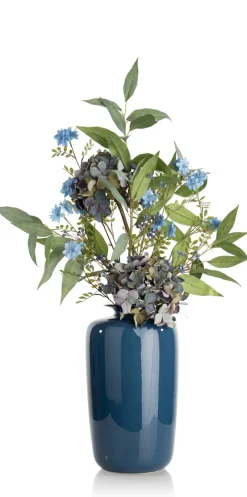 Blossom Spray H91cm kunstbloem in de kleur Blauw - COCOmaison
