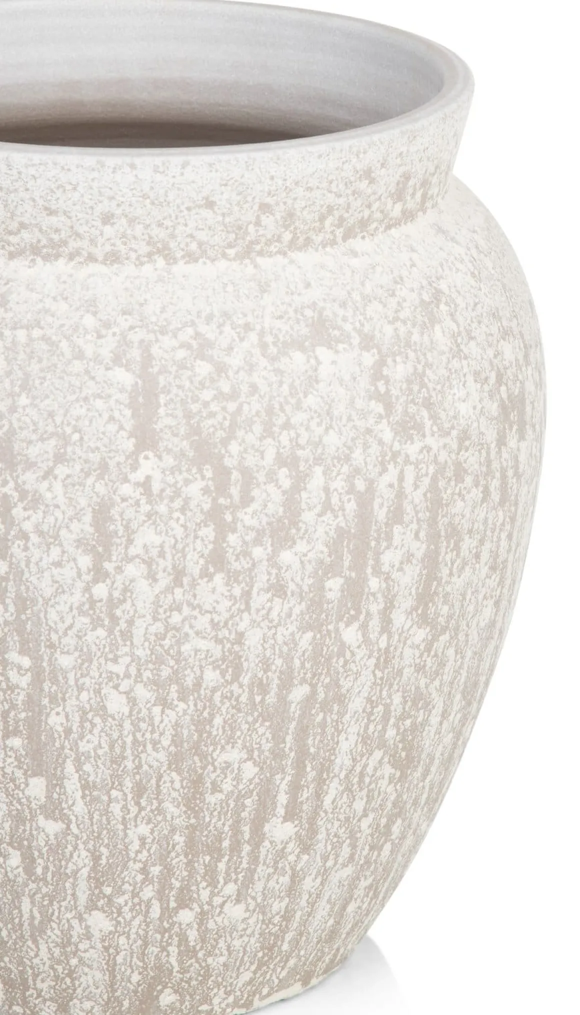 Braga pot H25cm in de kleur Beige - COCOmaison