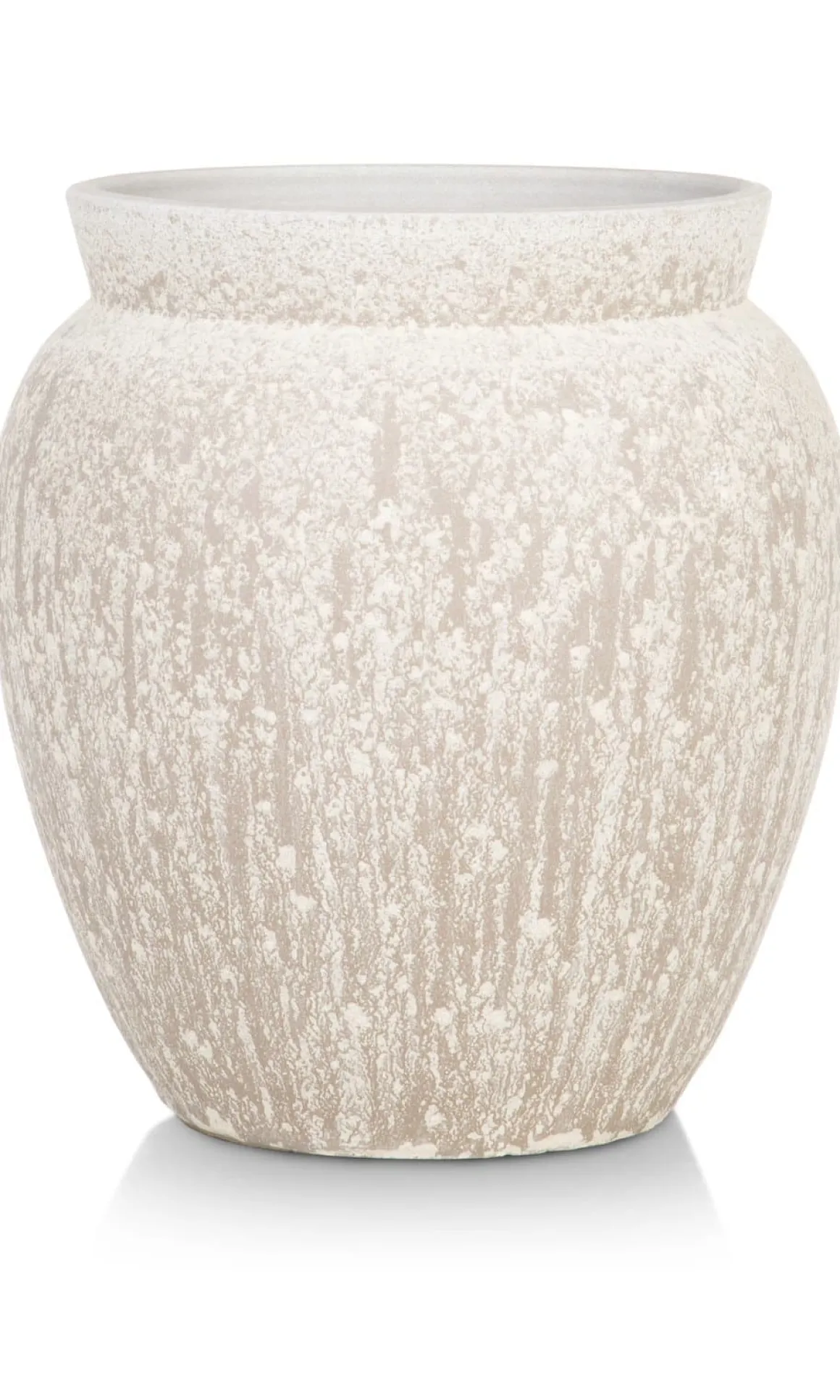 Braga pot H40cm in de kleur Beige - COCOmaison