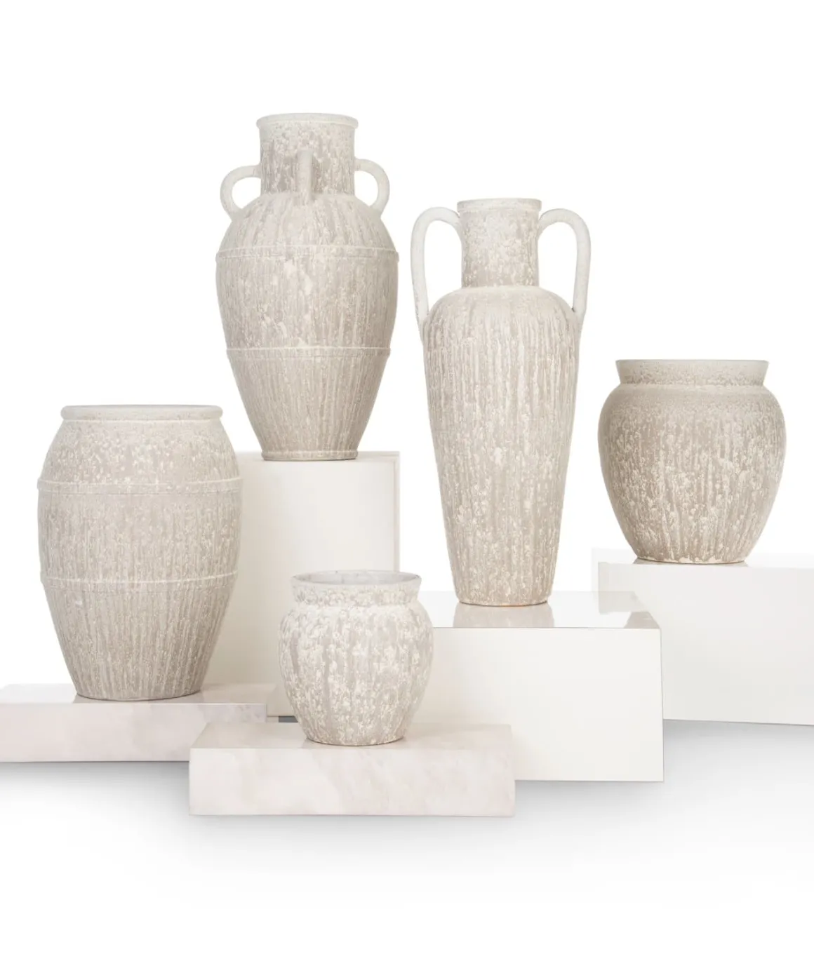 Braga pot H40cm in de kleur Beige - COCOmaison