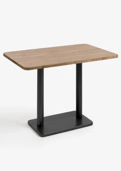 Brest bartafel vintage oak (120x75cm) kleur Zwart