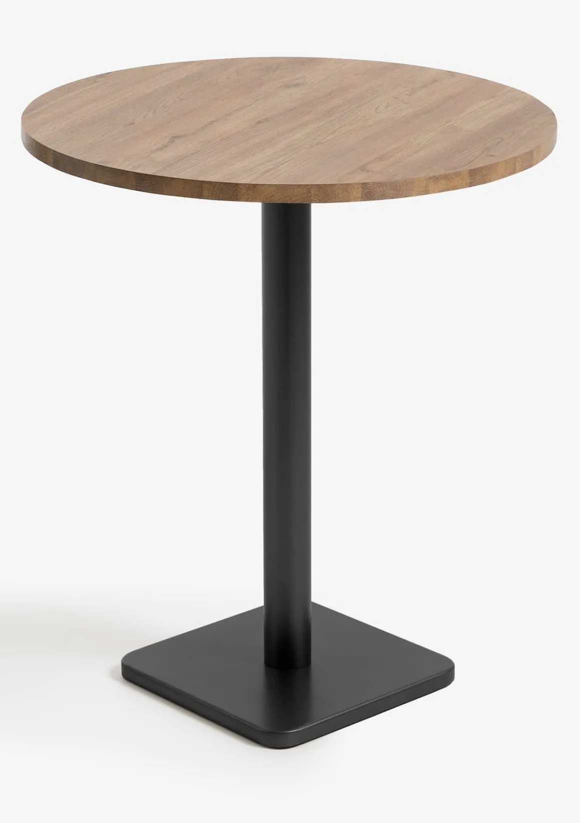 Brest bartafel vintage oak (D80cm) kleur Zwart van COCOmaison