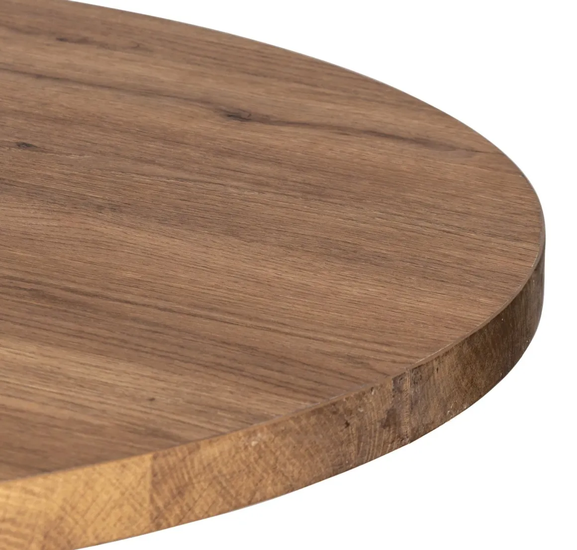 Brest bartafel vintage oak (D80cm) kleur Zwart van COCOmaison