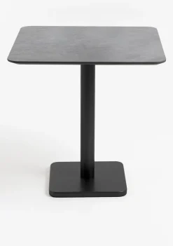 Brest bistrotafel stone (75x75cm) kleur Zwart van COCOmaison