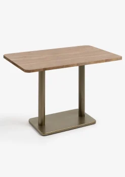 Brest bistrotafel vintage oak (120x75cm) kleur Goud