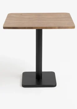 Brest bistrotafel vintage oak (75x75cm) kleur Zwart